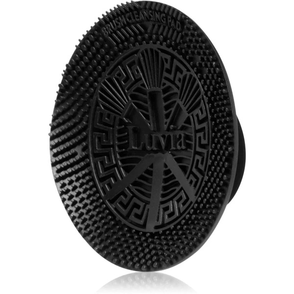 Luvia Cosmetics Brush Cleansing Pad Strumento Di Silicone Per La Pulizia Dei Pennelli Colore Black 1 Pz 