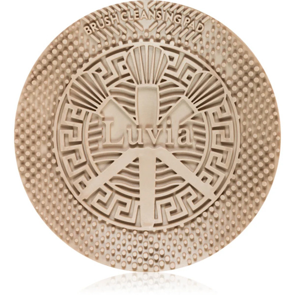  Luvia Cosmetics Brush Cleansing Pad Strumento Di Silicone Per La Pulizia Dei Pennelli Colore Coffee 1 Pz 