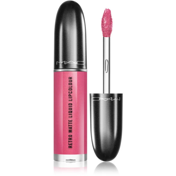  Mac Cosmetics Retro Matte Liquid Lipcolour Rossetto Matte Effetto Metallizzato Colore Metallic Rose 5 Ml 