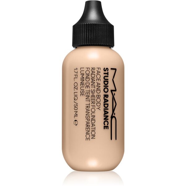  Mac Cosmetics Studio Radiance Face And Body Radiant Sheer Foundation Fondotinta Leggero Per Viso E Corpo Colore W0 50 Ml 