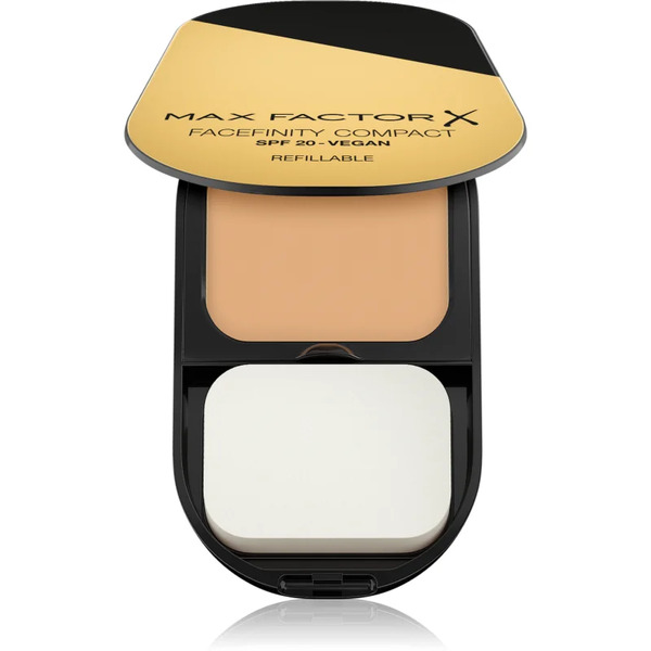  Max Factor Facefinity Refillable Fondotinta Compatto Opacizzante Spf 20 Colore 033 Crystal Beige 10 G 