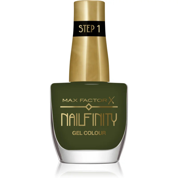  Max Factor Nailfinity Gel Colour Smalto Gel Per Unghie Senza Lampada Uv/led Colore 595 Green Room 12 Ml 