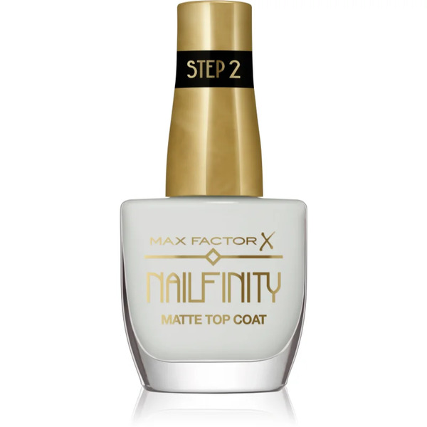  Max Factor Nailfinity Matte Top Coat Gel Smalto Coprente Effetto Opaco Colore 101 Velvet Curtain 12 Ml 