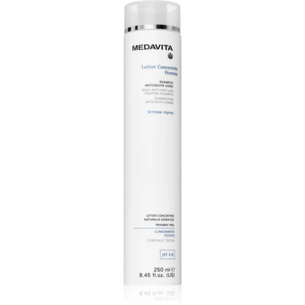  Medavita Lotion Concentree Homme Male Anti-hair Loss Treating Shampoo Shampoo Anti-caduta Per Uomo 250 Ml 