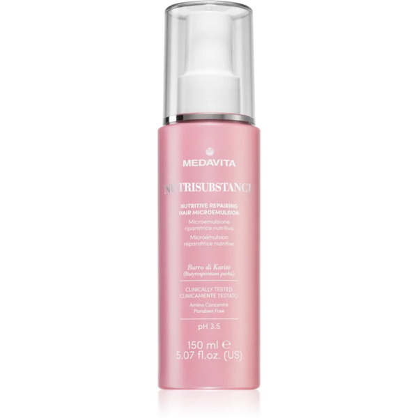  Medavita Nutrisubstance Nutritive Repairing Hair Microemulsion Emulsione Nutriente Effetto Rigenerante 150 Ml 