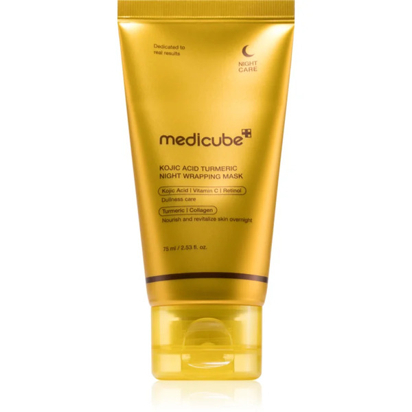  Medicube Kojic Acid Turmeric Night Wrapping Mask Maschera Illuminante Per Pelli Spente E On Uniformi Per La Notte 75 Ml 