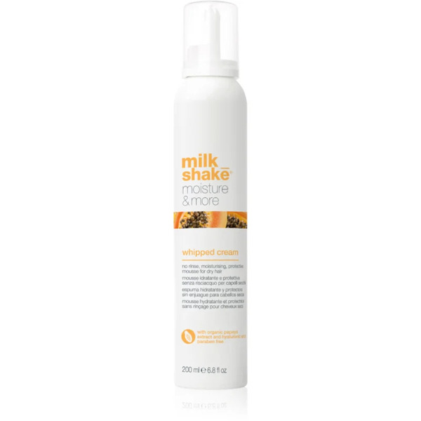  Milk_shake® Moisture & More Whipped Cream Trattamento Idratante Senza Risciacquo Per Capelli Secchi 200 Ml 