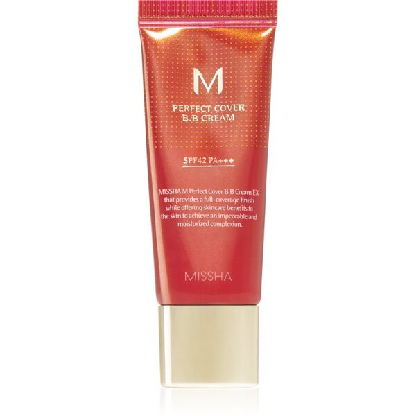  Missha M Perfect Cover Bb Cream Ad Alta Protezione Uv Confezione Piccola Colore No. 13 Bright Beige Spf 42/pa+++ 20 Ml 