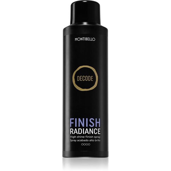  Montibello Decode Finish Radiance Spray Spray Per Capelli Ad Asciugatura Rapida Per La Brillantezza 200 Ml 