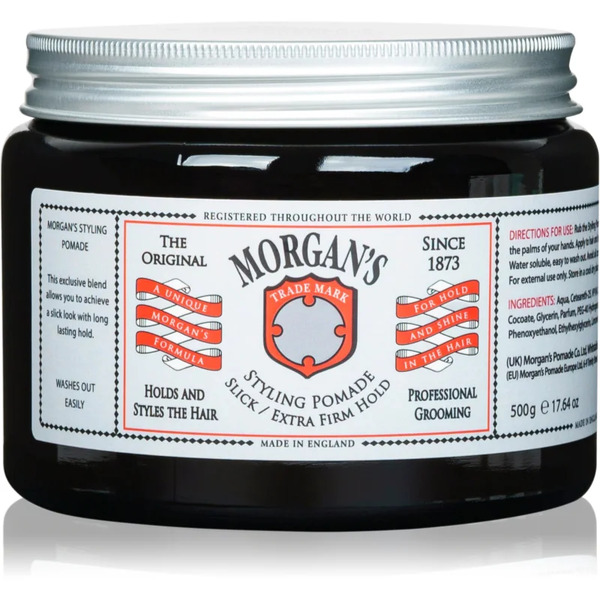  Morgan's Styling Pomade Slick And Extra Firm Hold Pomata Per Capelli Con Fissaggio Extra Forte 500 Ml 