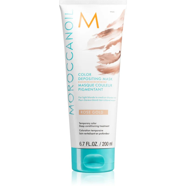  Moroccanoil Color Depositing Maschera Nutriente Delicata Senza Pigmenti Colorati Permanenti Rose Gold 200 Ml 