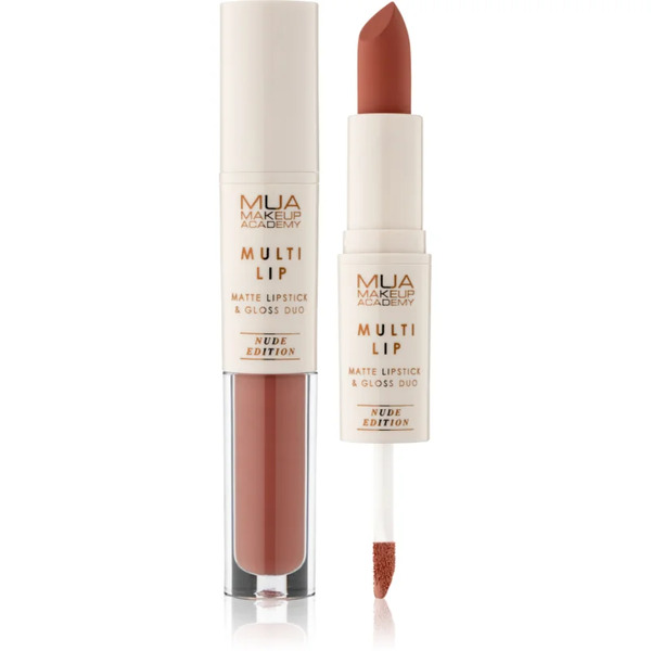  Mua Makeup Academy Multi Lip Nude Edition Rossetto E Lucidalabbra Lunga Tenuta Duo Colore Classic 3.2 G 