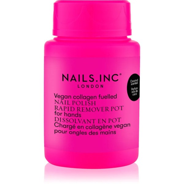  Nails Inc. Vegan Nail Polish Rapid Remover Pot Solvente Per Unghie Senza Acetone S Vůní Kokosu 50 Ml 