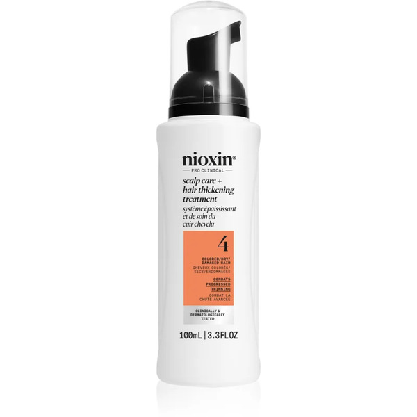  Nioxin System 4 Scalp + Hair Thickening Treatment Trattamento Per Capelli Che Si Diradano, Fini E Chimicamente Trattati 100 Ml 