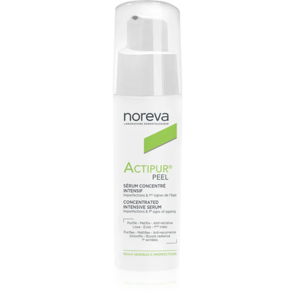  Noreva Actipur Peel Concentrated Intensive Serum Siero Peeling Esfoliante Per Pelli Sensibili Con Tendenza All'acne 30 Ml 