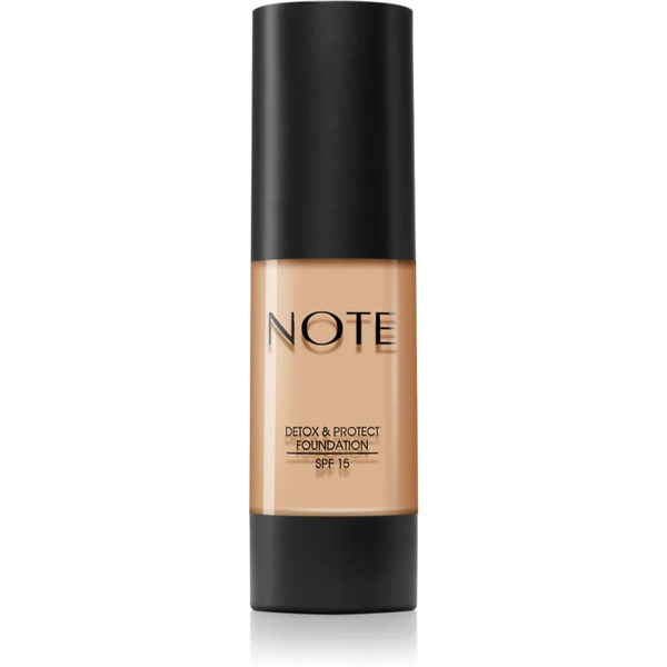  Note Cosmetique Detox & Protect Fondotinta Liquido Con Finish Matte Spf 15 Colore 03 Medium Beige 30 Ml 