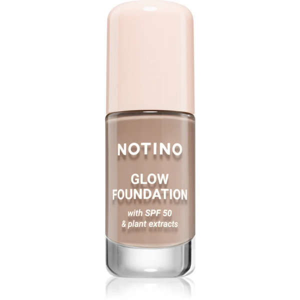  Notino Foundation Glow Foundation With Spf 50 & Plant Extracts Fondotinta Illuminante Spf 50 02 Light Medium Cool 30 Ml 