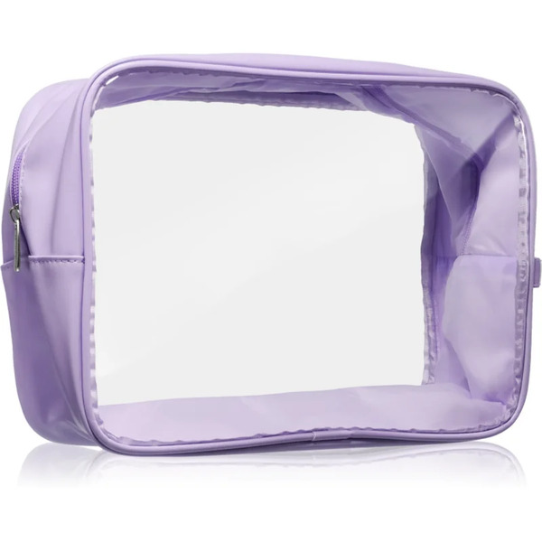  Notino Travel Collection Extra Large Clear Organizer Trousse Per Cosmetici Trasparente Xl Purple 27,5x20x12,5 Cm 1 Pz 