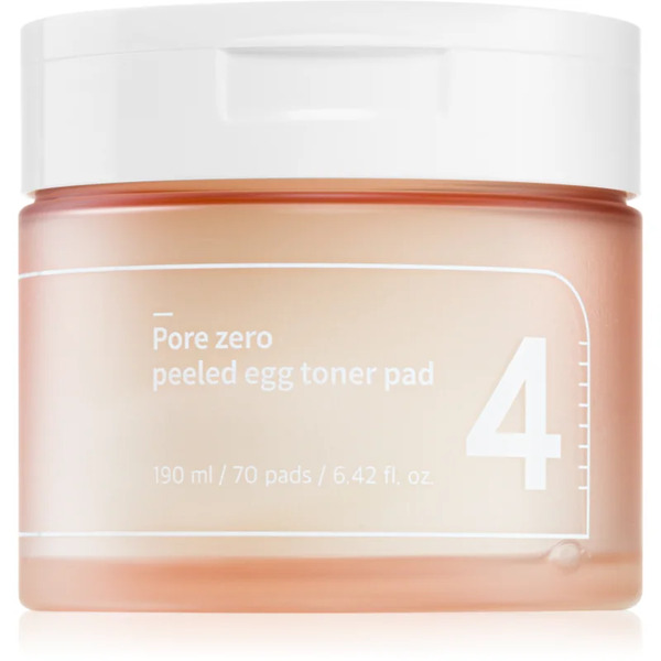  Numbuzin No. 4 Pore Zero Peeled Egg Toner Pad Dischetti Esfolianti Viso Contro La Pelle Lucida E I Pori Dilatati 70 Pz 
