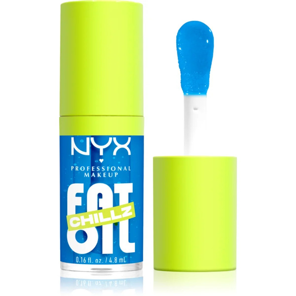  Nyx Professional Makeup Fat Oil Chillz Olio Labbra Con Effetto Rinfrescante Colore Polar Peppermint 4.8 Ml 