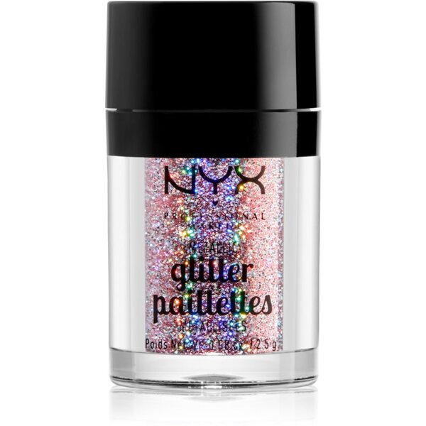  Nyx Professional Makeup Glitter Goals Glitter Metallizzati Per Viso E Corpo Colore 03 Beauty Beam 2.5 G 