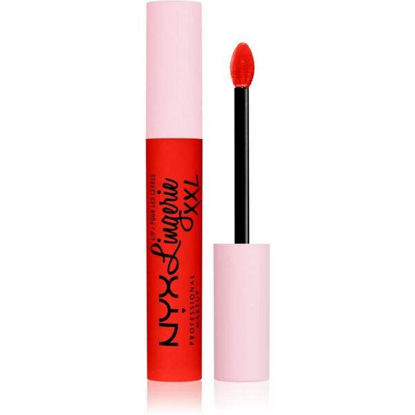  Nyx Professional Makeup Lip Lingerie Xxl Rossetto Liquido Con Finish Matte Colore 27 - On Fuego 4 Ml 