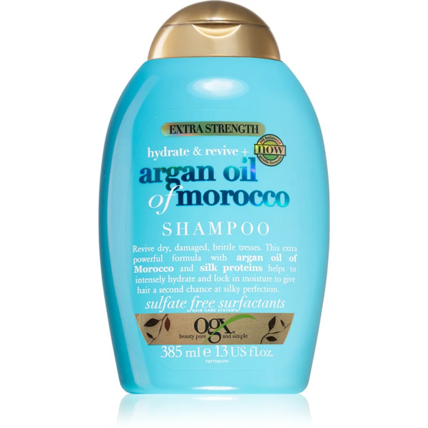  Ogx Argan Oil Of Morocco Extra Strenght Shampoo Rigenerante Per Capelli Fragili Molto Danneggiati 385 Ml 