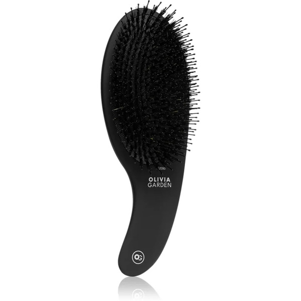  Olivia Garden Black Label Curve Board&nylon Bristles Spazzola Per Capelli Con Setole Di Cinghiale 1 Pz 