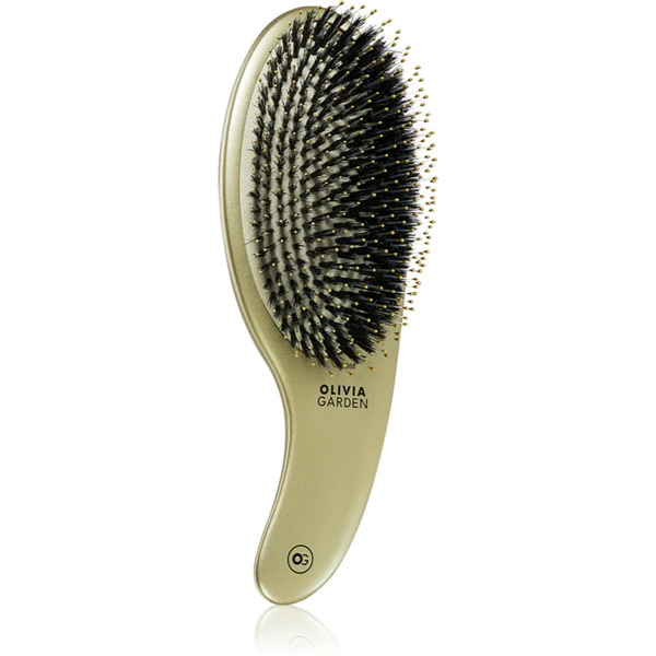  Olivia Garden Expert Curve Board&nylon Gold Spazzola Per Capelli Con Setole Di Nylon E Di Cinghiale 1 Pz 