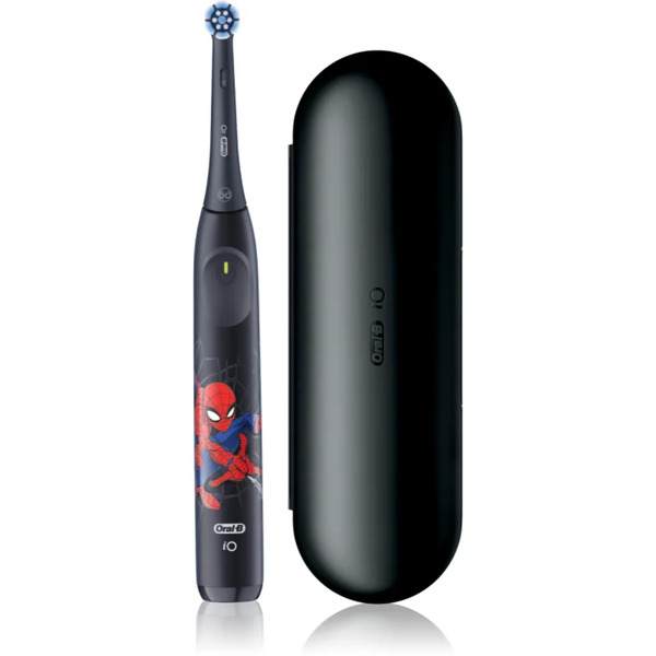  Oral-b Io Kids Marvel Spiderman Spazzolino Da Denti Elettrico Per Bambini Con Un Cofanetto Da Viaggio 6 Y+ 1 Pz 