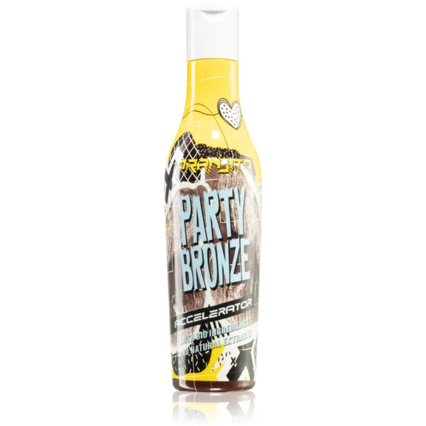  Oranjito Party Bronze Accelerator Latte Abbronzante Per Solarium Con Biocomponente E Acceleratore Dell'abbronzatura Unisex 200 Ml 