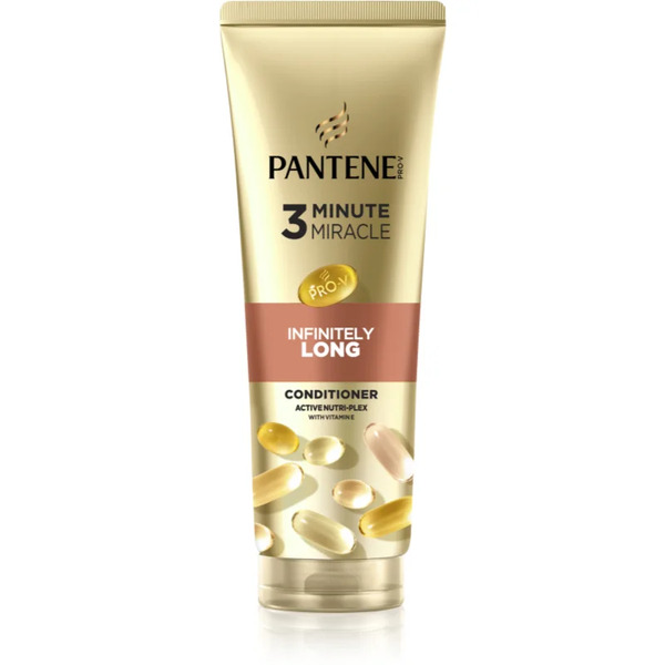  Pantene 3 Minute Miracle Infinitely Long Balsamo Rigenerante Per Capelli Deboli E Danneggiati 220 Ml 