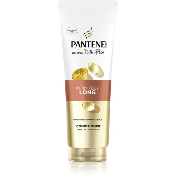  Pantene Pro-v Active Nutri Plex Infinitely Long Balsamo Rinforzante E Rigenerante Per Capelli Lunghi 350 Ml 