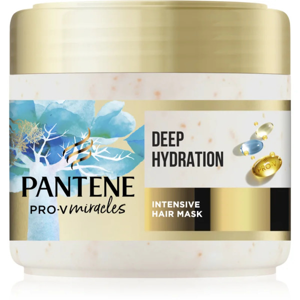  Pantene Pro-v Miracles Hydra Glow Maschera Idratante E Nutriente Intensa Per Capelli Rovinati E Secchi 300 Ml 