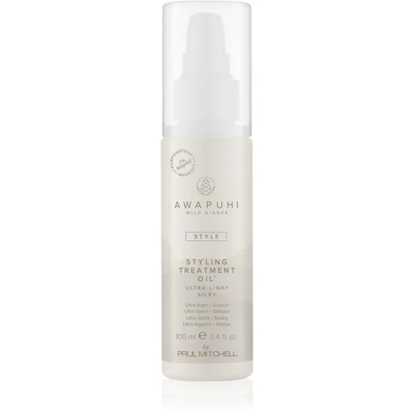  Paul Mitchell Awapuhi Wild Ginger Styling Treatment Oil Olio Rigenerante Per Capelli Rovinati E Secchi 150 Ml 