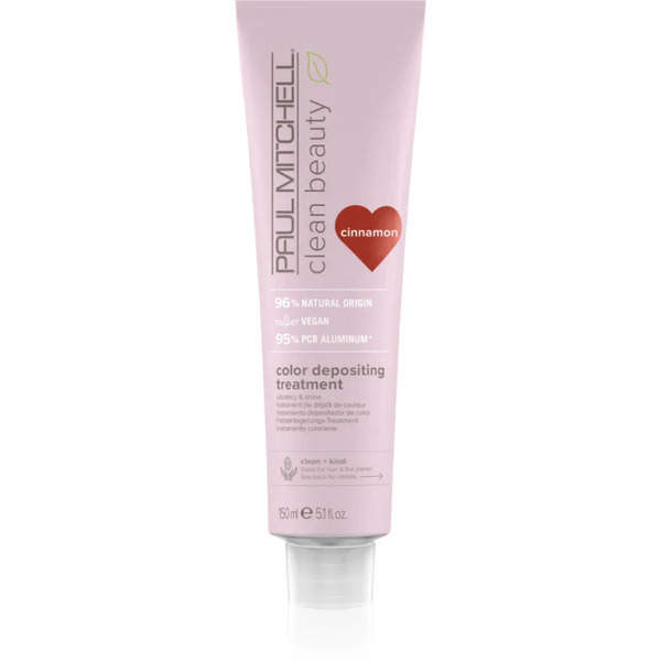  Paul Mitchell Clean Beauty Color Depositing Treatment Maschera Nutriente Per Capelli Tinti Colore Cinnamon 150 Ml 