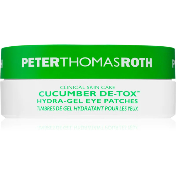  Peter Thomas Roth Cucumber De-tox Hydra-gel Eye Patches Maschera In Gel Idratante Per Gli Occhi 30 Pz 