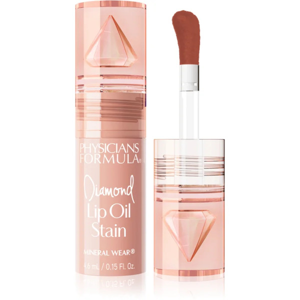  Physicians Formula Mineral Wear® Diamond Lip Oil Stain Olio Tonificante Per Le Labbra Colore Natural Nude 4.6 Ml 