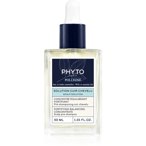  Phyto Polleine Fortifying Balancing Concentrate Trattamento Pre-shampoo Per Cuoi Capelluti Grassi 30 Ml 