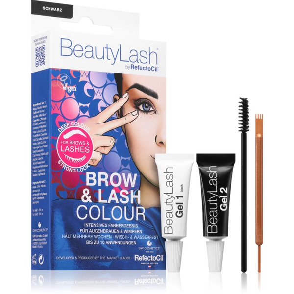  Refectocil Beautylash Brow & Lash Colour Tinta Per Sopracciglia Per Ciglia E Sopracciglia Colore Black 1 Pz 