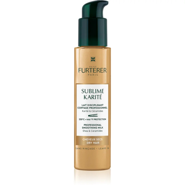  René Furterer Sublime Karité Professional Smoothing Milk Trattamento Alla Crema Senza Risciacquo Per Capelli Secchi 100 Ml 
