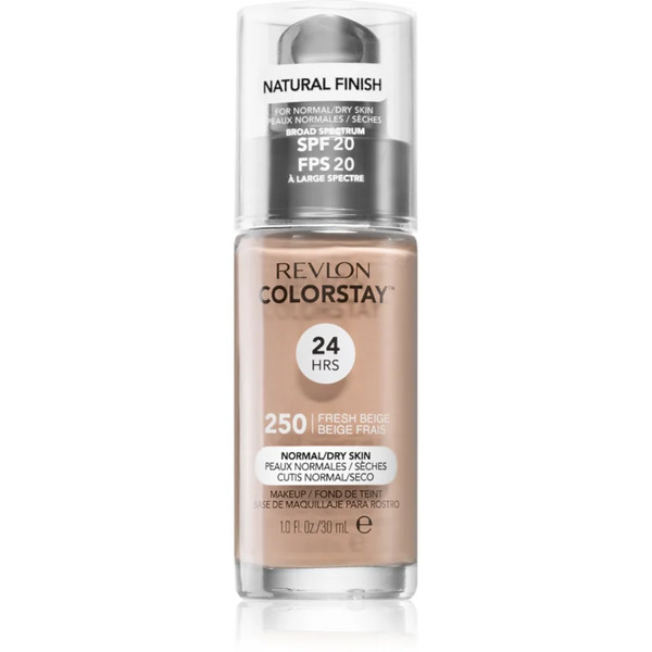  Revlon Cosmetics Colorstay™ Spf 20 Fondotinta Lunga Tenuta Per Pelli Normali E Secche Colore 250 Fresh Beige 30 Ml 