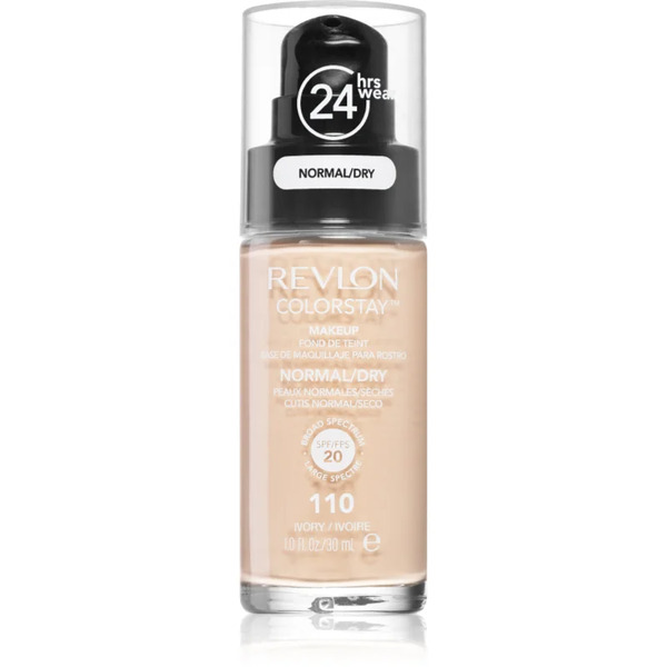 Revlon Cosmetics Colorstay™ Spf 20 Fondotinta Lunga Tenuta Per Pelli Normali E Secche Colore 110 Ivory 30 Ml 