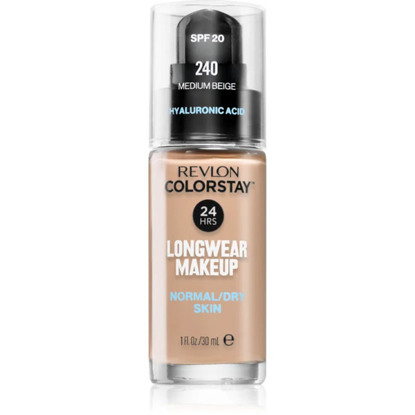  Revlon Cosmetics Colorstay™ Spf 20 Fondotinta Lunga Tenuta Per Pelli Normali E Secche Colore 240 Medium Beige 30 Ml 