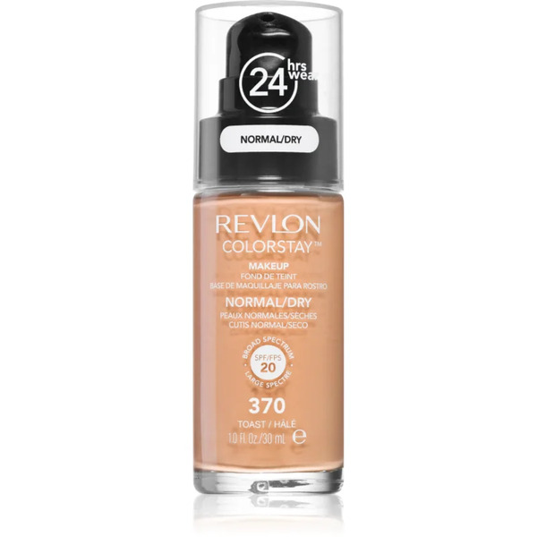  Revlon Cosmetics Colorstay™ Spf 20 Fondotinta Lunga Tenuta Per Pelli Normali E Secche Colore 370 Toast 30 Ml 