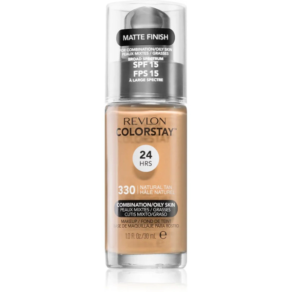  Revlon Cosmetics Colorstay™ Spf 15 Fondotinta Opacizzante Lunga Tenuta Per Pelli Grasse E Miste Colore 370 Toast 30 Ml 