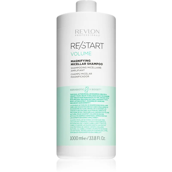  Revlon Professional Re/start Volume Shampoo Micellare Volumizzante Per Capelli Delicati E Mosci 1000 Ml 