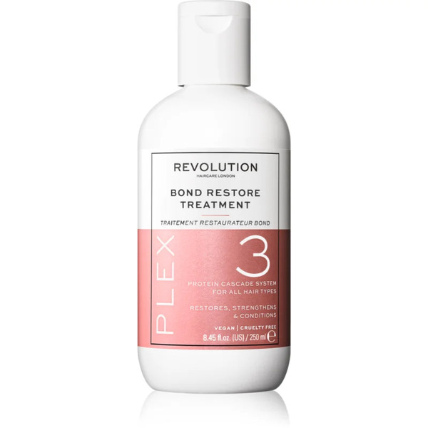  Revolution Haircare Plex No.3 Bond Restore Treatment Trattamento Intensivo Per Capelli Rovinati E Secchi 250 Ml 