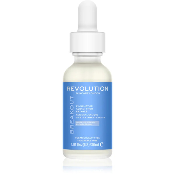  Revolution Skincare Super Salicylic 2% Salicylic Acid & Fruit Enzymes Siero Rigenerante Per Pelli Grasse E Problematiche 30 Ml 