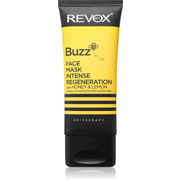  Revox B77 Buzz Face Mask Intense Regeneration Maschera Rigenerante Viso Effetto Nutriente Lemon & Honey 65 Ml 